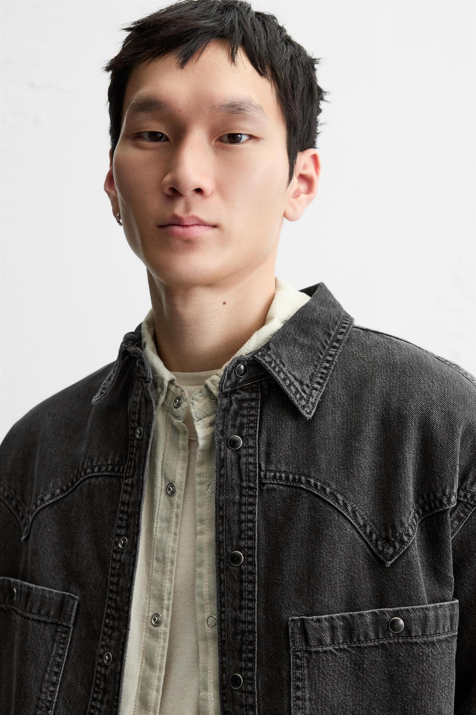 DENIM WESTERN SHIRT Product Image