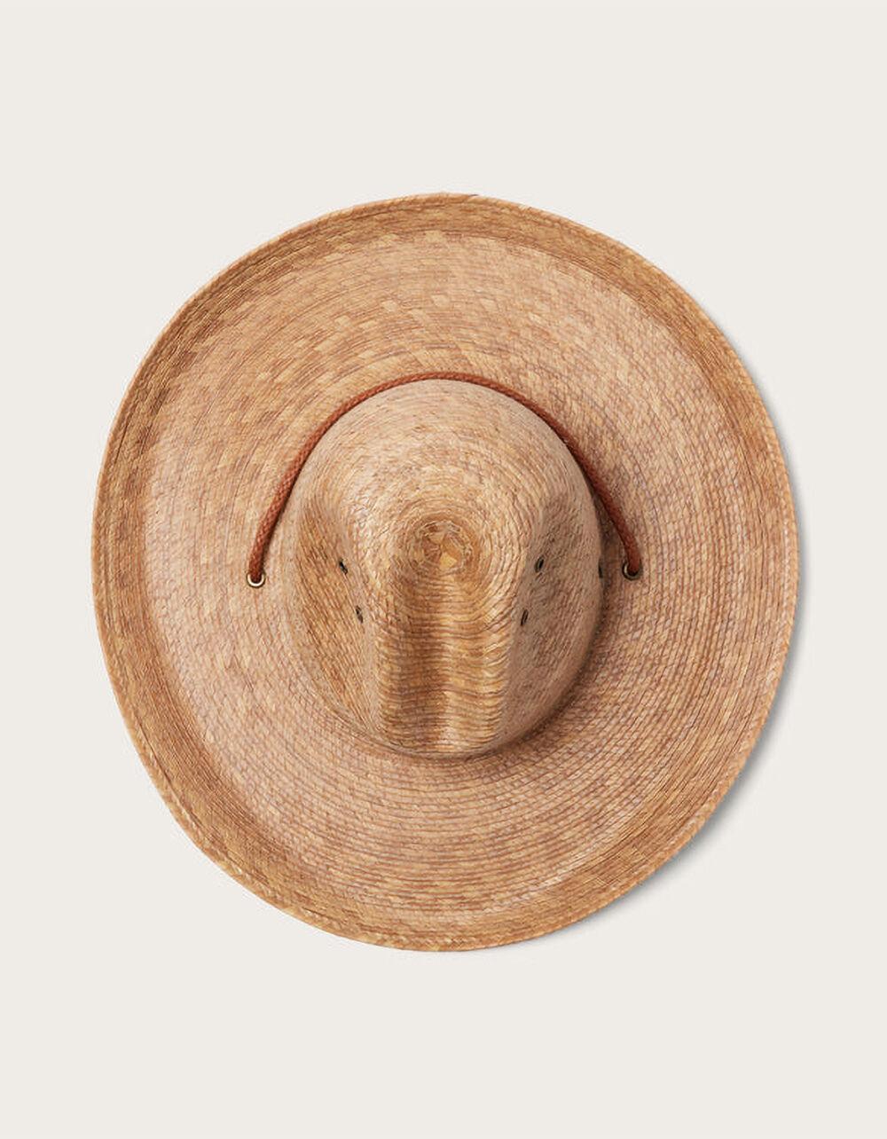 HEMLOCK HAT CO. Elliot Gus Cowboy Straw Hat - LIGHT BROWN Product Image