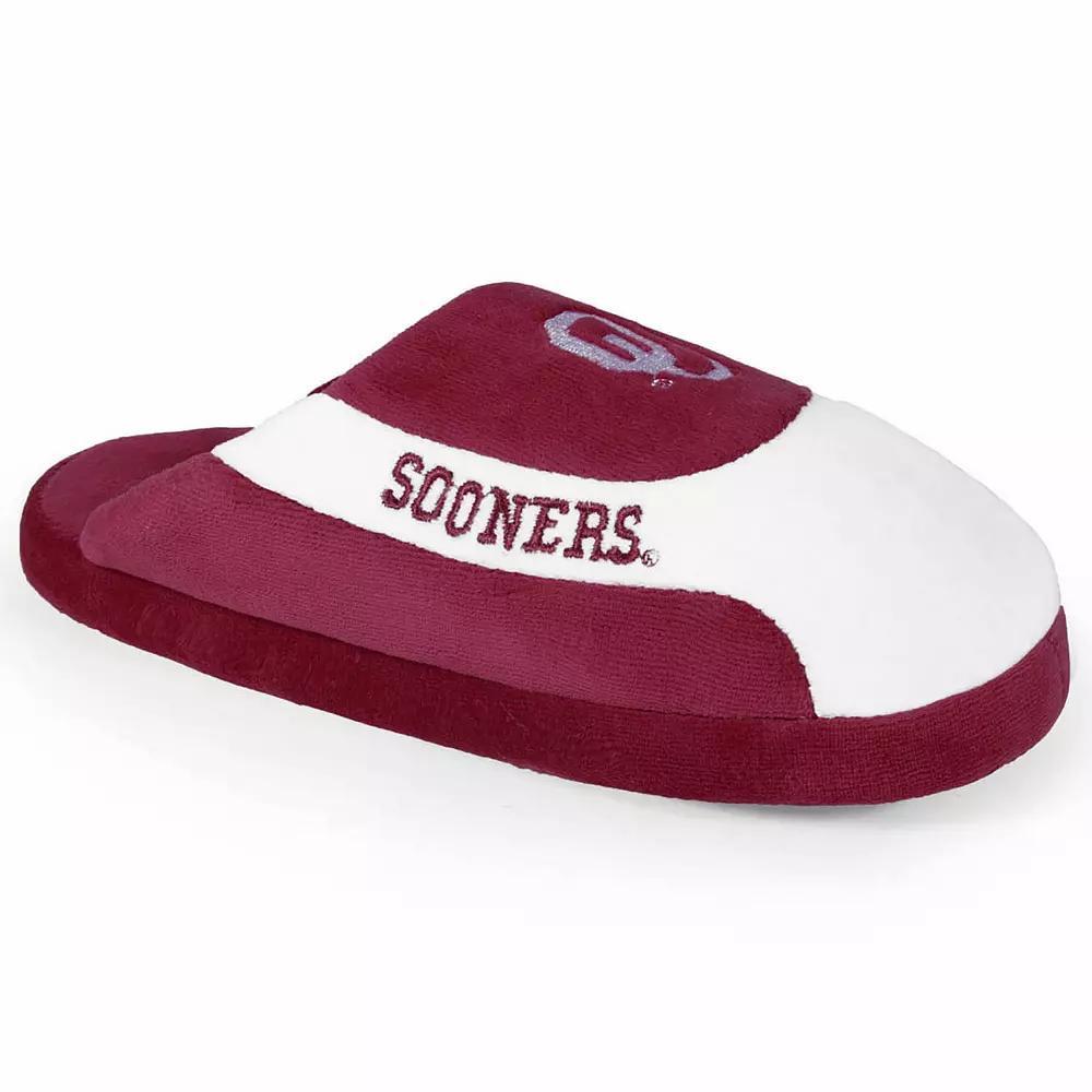 Unisex Oklahoma Sooners Low Pro Stripe Slip-On Slippers, Women's, Size: Large, Team Product Image