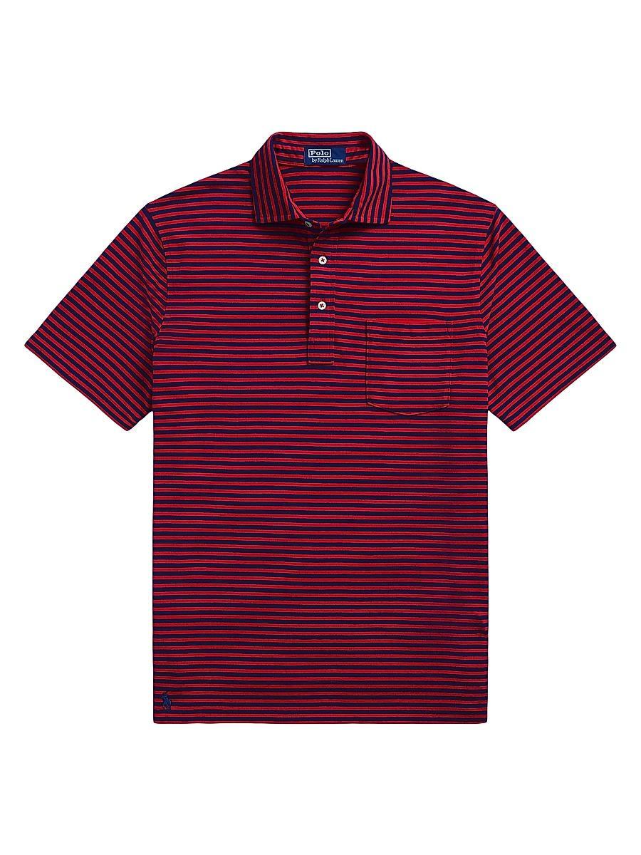 Deux par Deux Boys Short Sleeve Polo Shirt- Big Kid Product Image