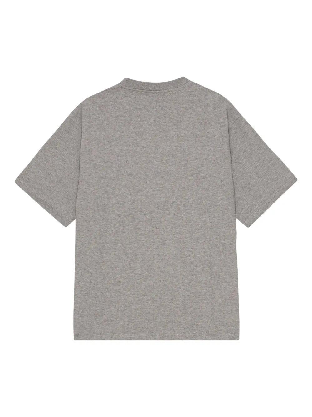 fringed logo appliqué t-shirt Product Image
