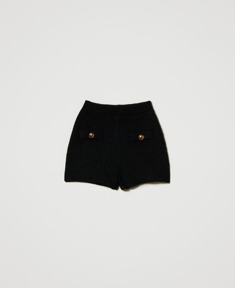 Shorts 'Emily' in maglia misto mohair Product Image