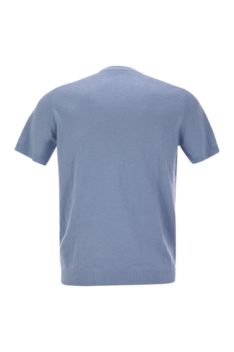 PT TORINO Crew-neck Short-sleeved Cotton Jersey Product Image