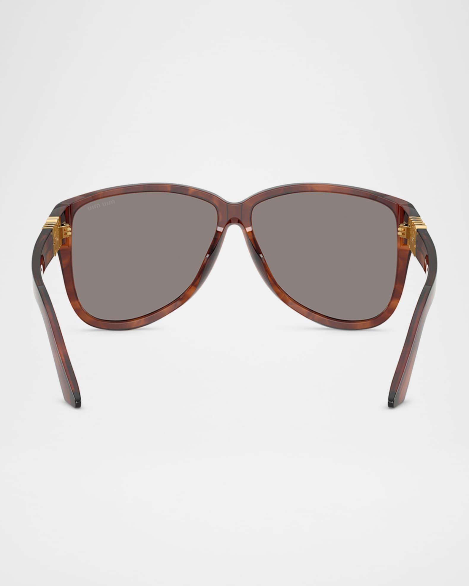 MU A08SF Acetate Aviator Sunglasses Product Image