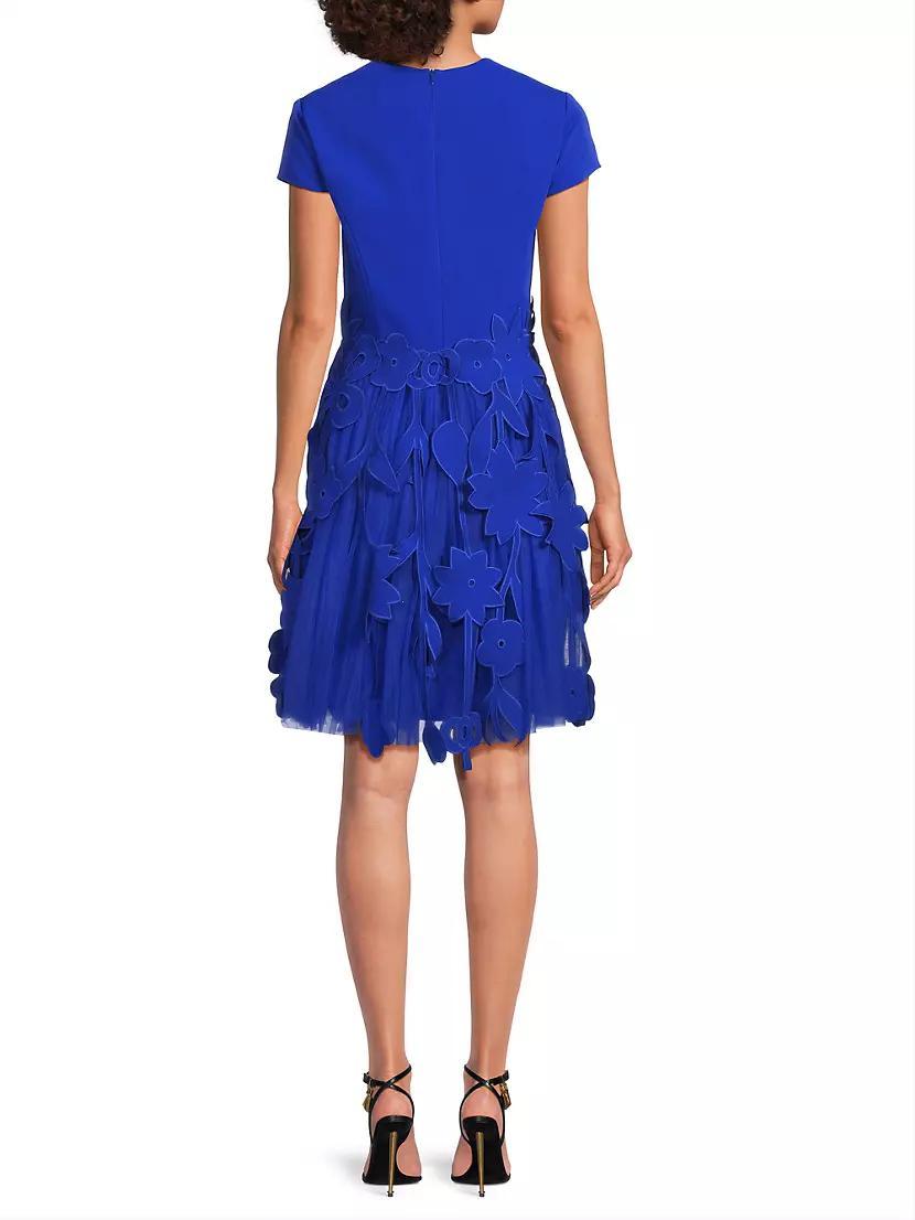Crepe Fit & Flare Dress Product Image