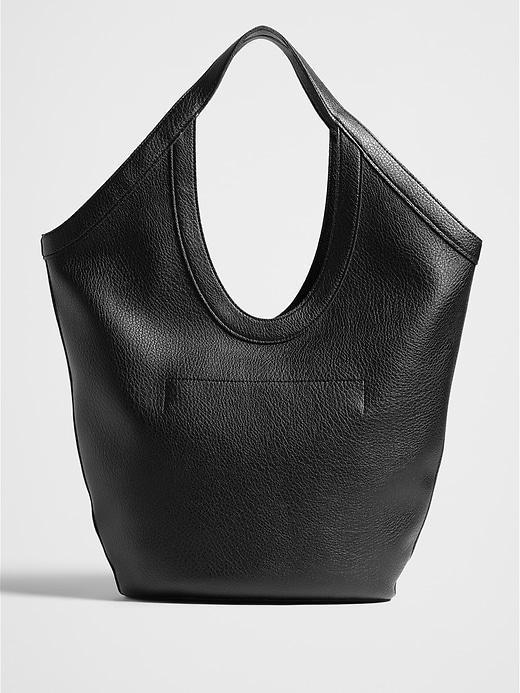Vegan Leather Modern Hobo Tote Product Image