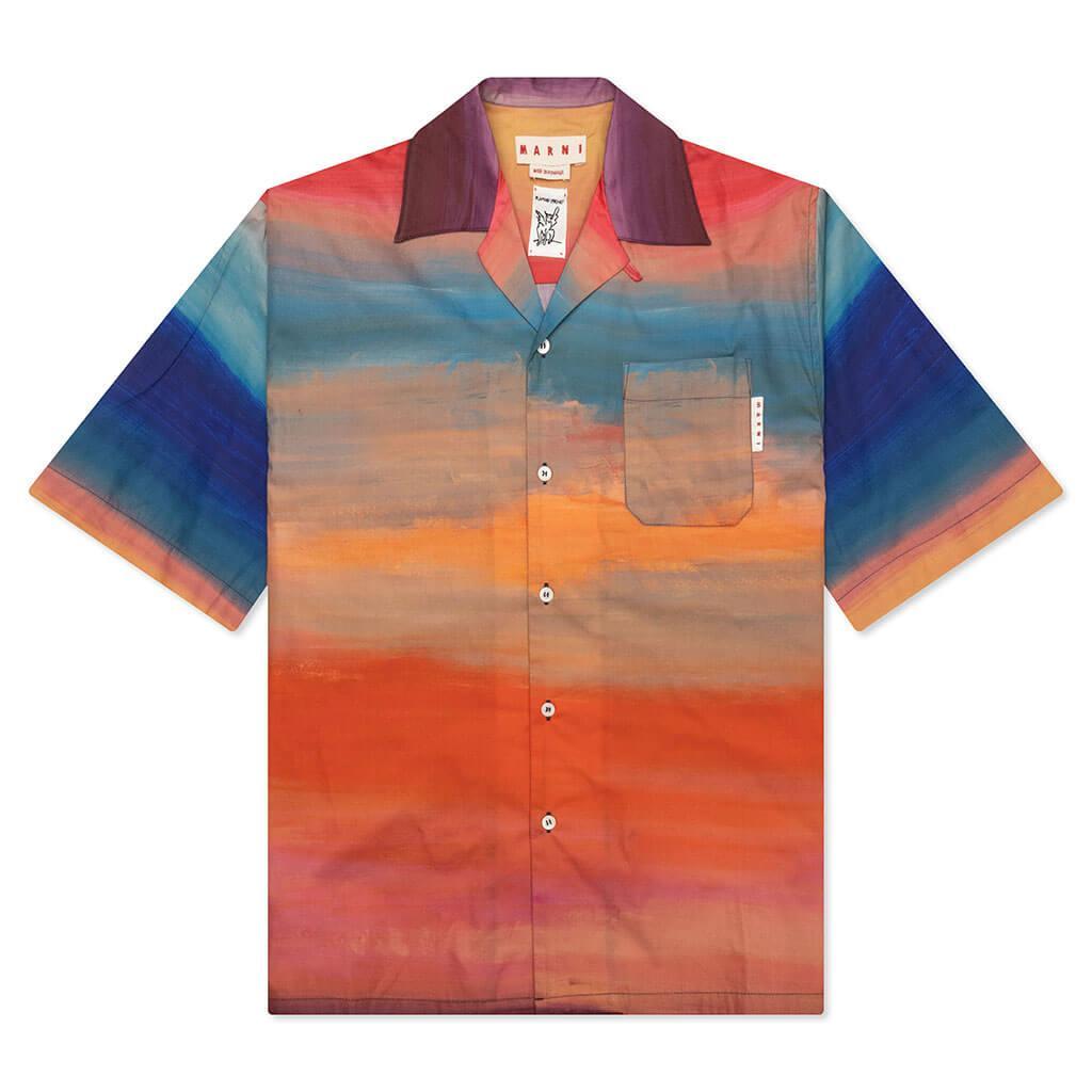 Poplin Bowling Shirt - Multi Male Product Image