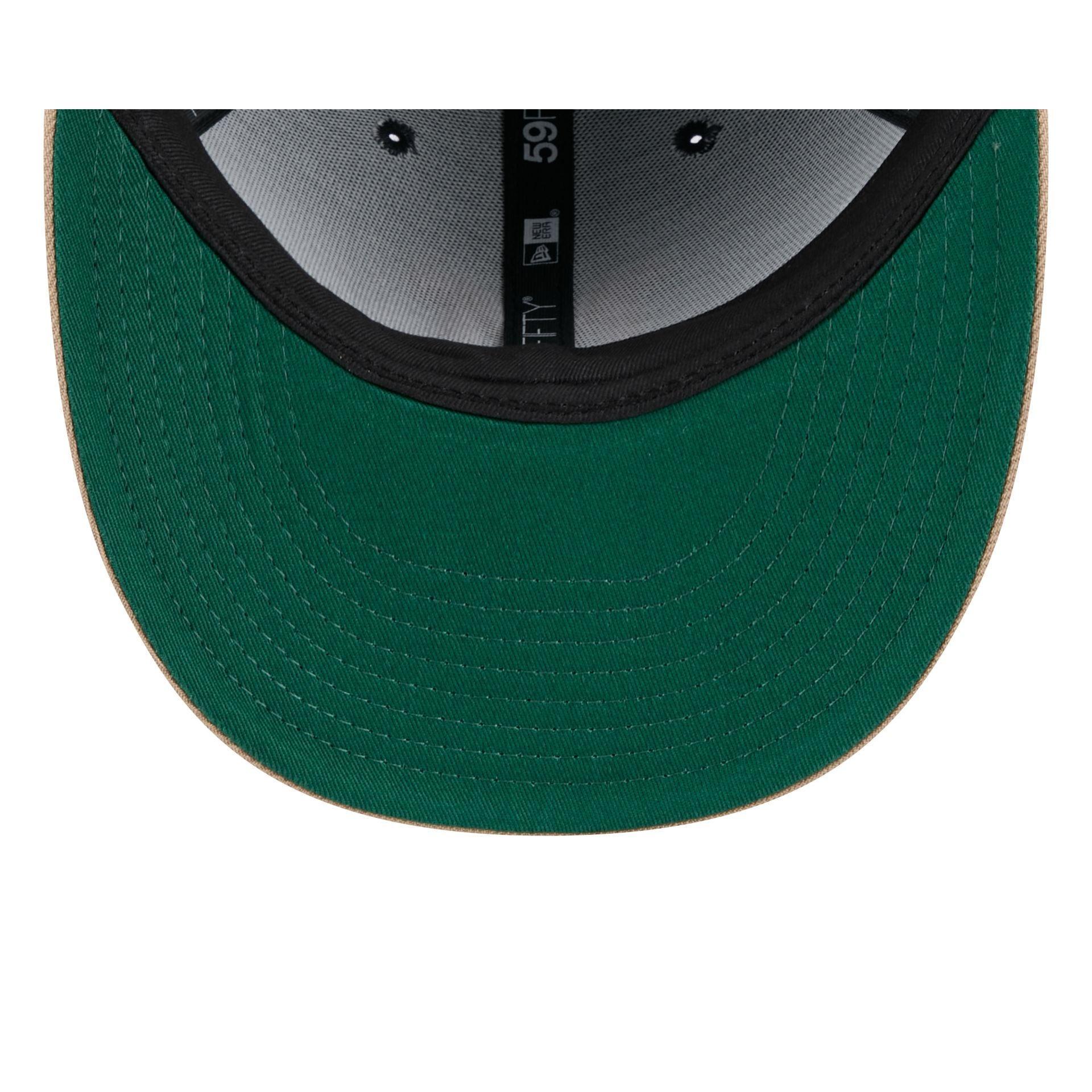 Milwaukee Brewers Blue Ivory Low Profile 59FIFTY Fitted Hat Male Product Image