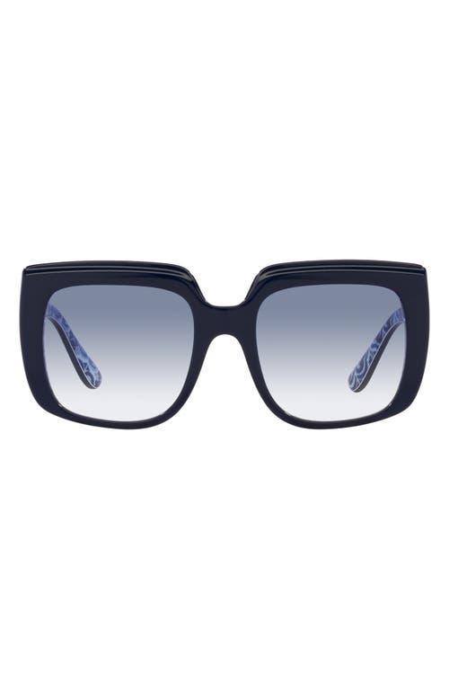 Dolce  Gabbana Womens DG4414 54mm Square Leopard Detailed Sunglasses Product Image