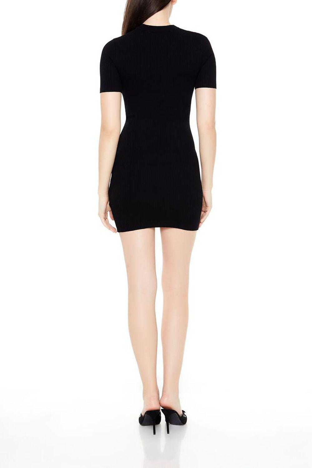 Lace-Up Mini Sweater Dress | Forever 21 Product Image