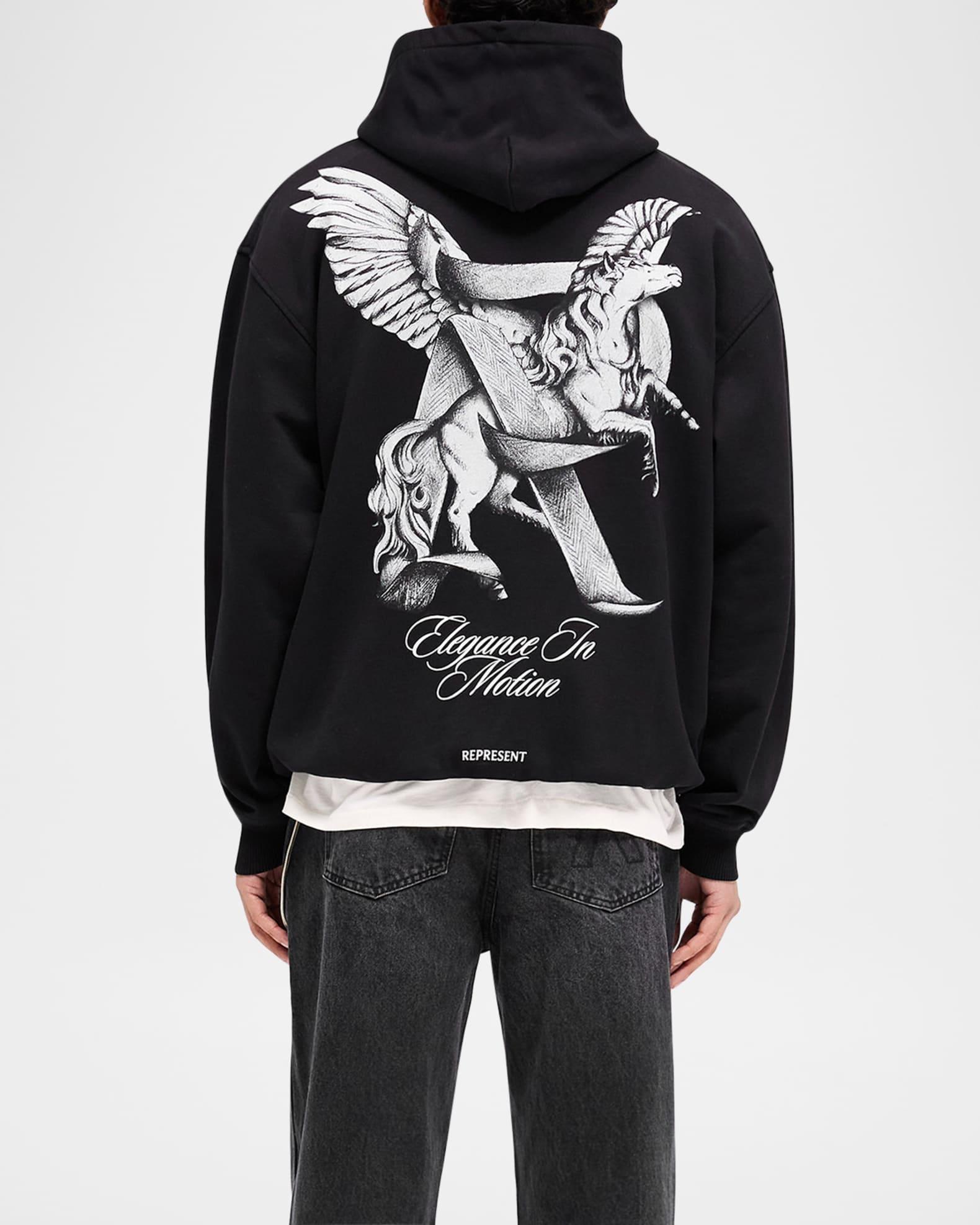 Men's Elegance in Motion Oversized Hoodie Product Image