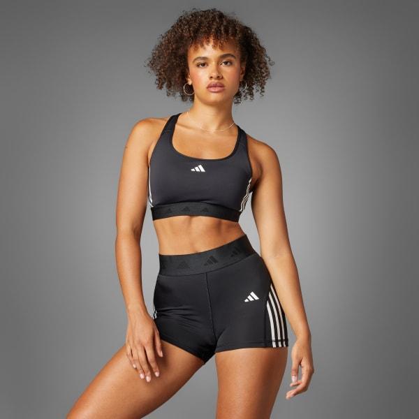 adidas Hyperglam 3-Inch Leggings Core Black XL Womens Product Image