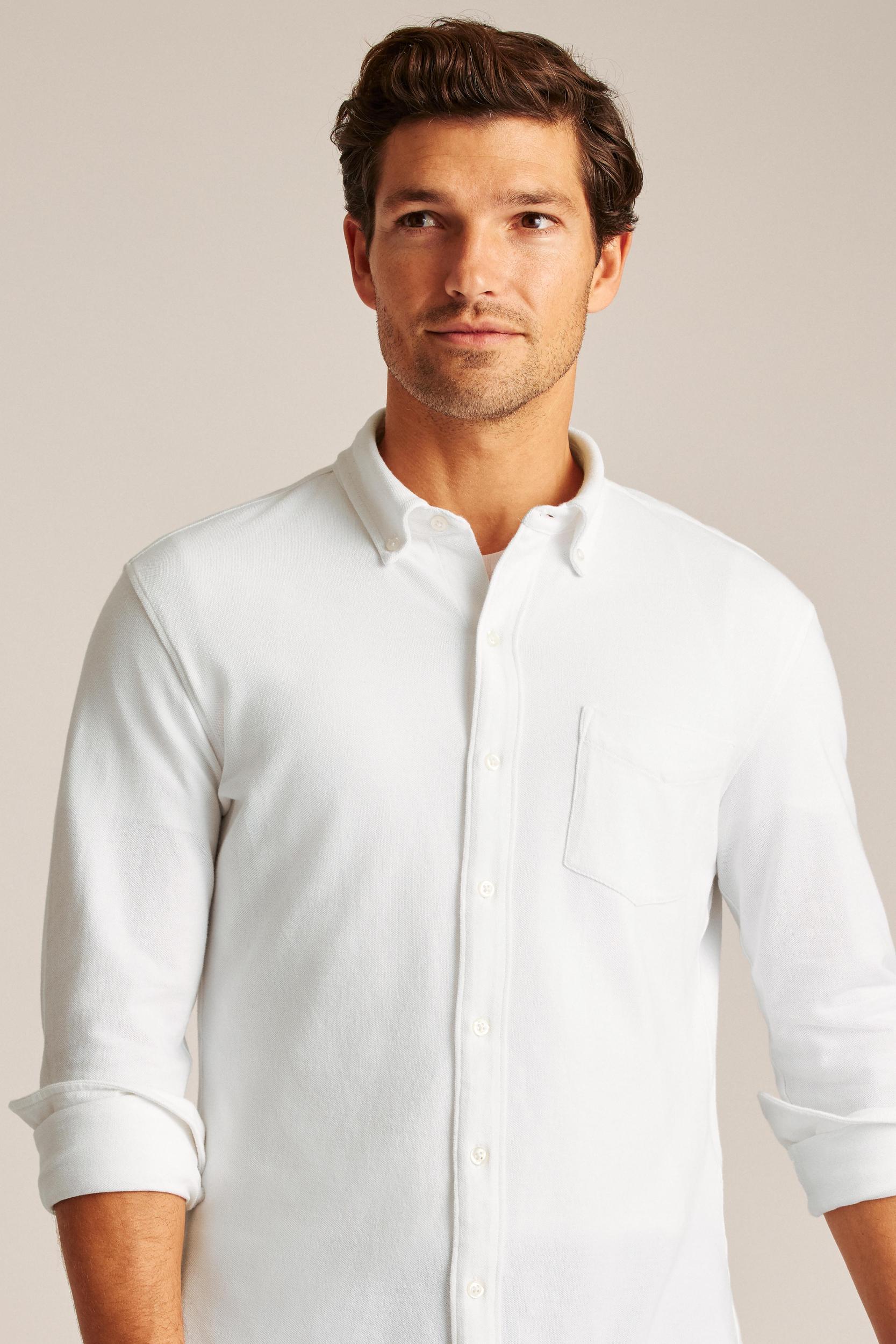 Knit Oxford Shirt Product Image