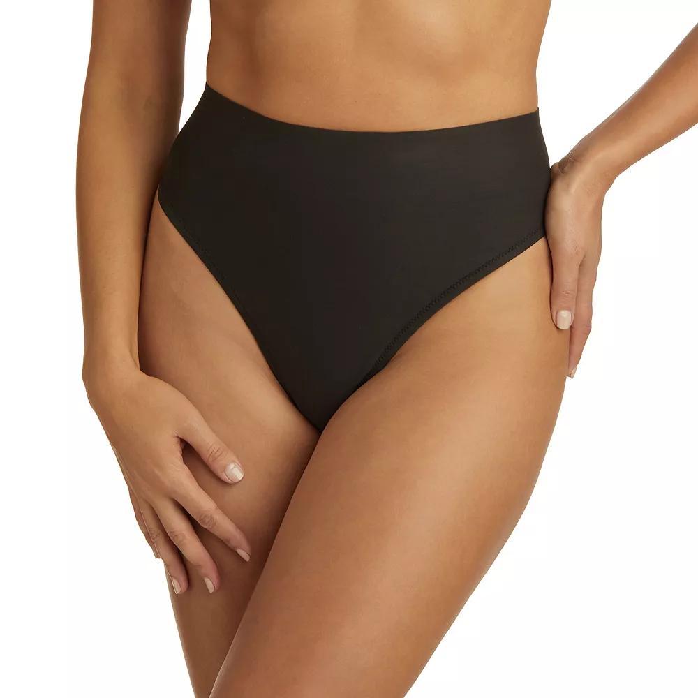 Womens Naomi & Nicole Firm Control Shapewear Sleek Solutions Waistline Thong 7499 Product Image