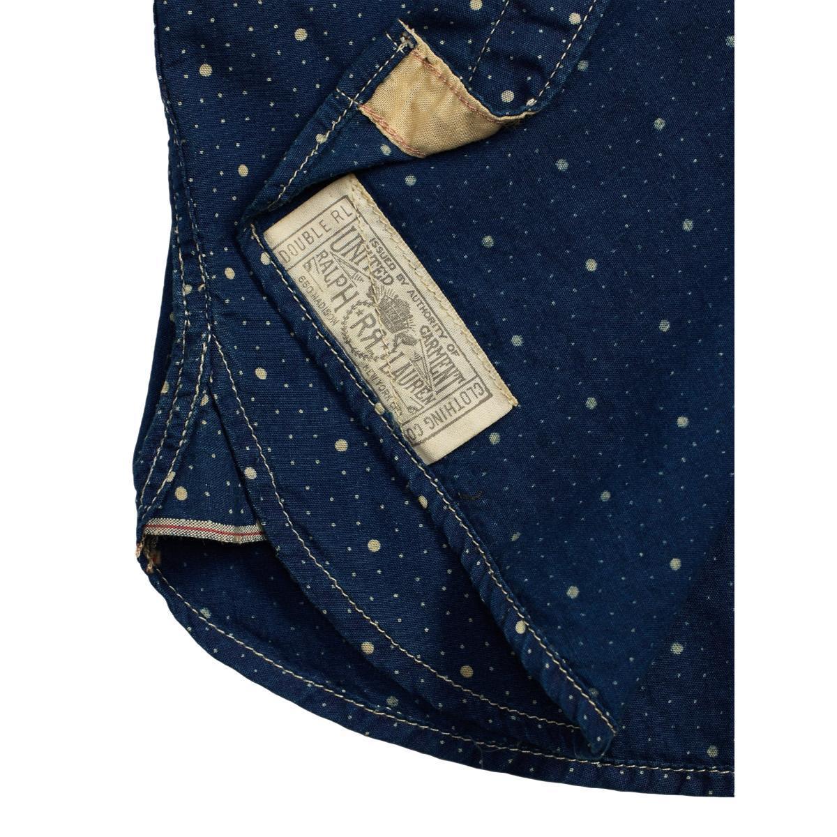 Dot-Print Indigo Workshirt Indigo Product Image