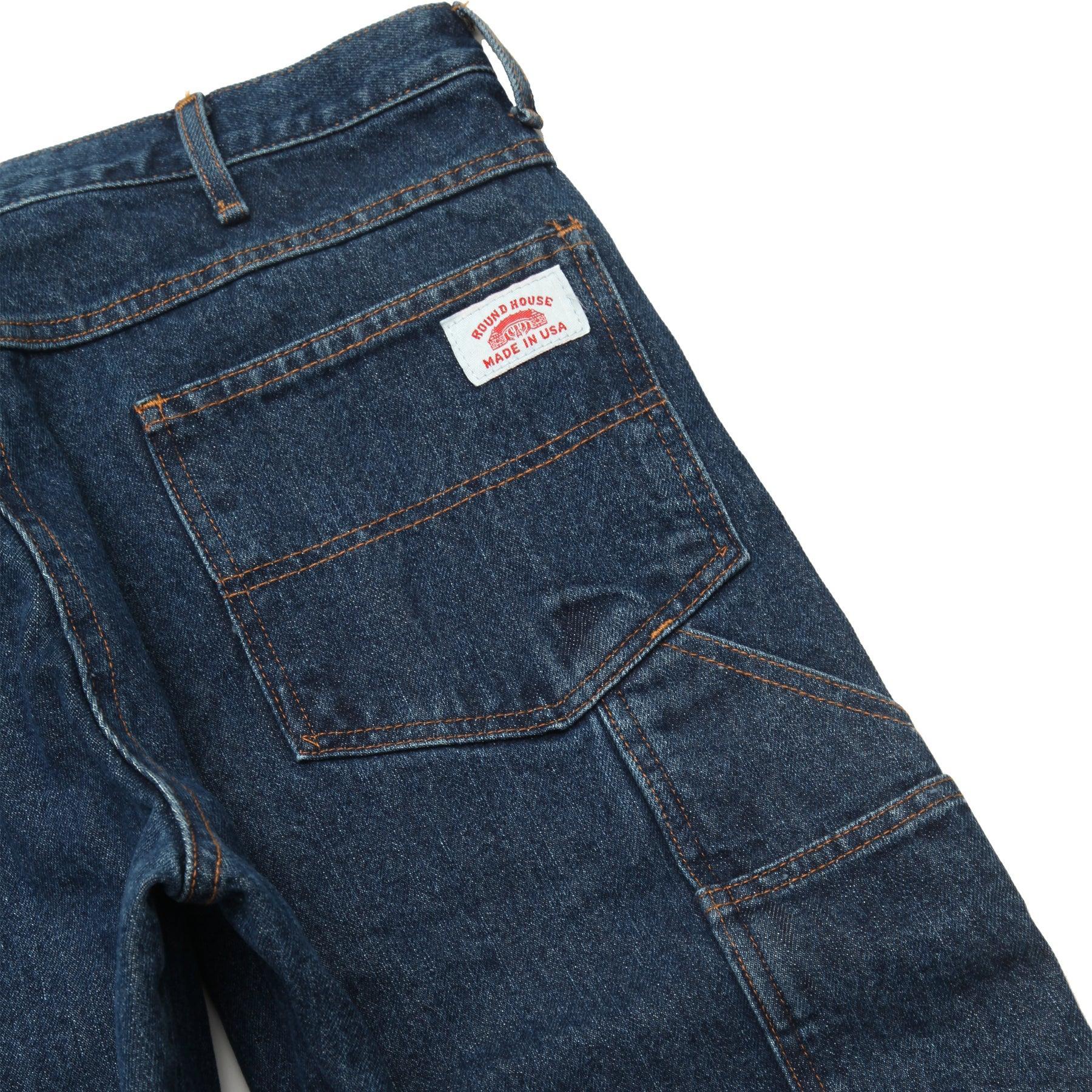 Round House 14oz Carpenter Jeans #1010 - Washed Indigo Product Image