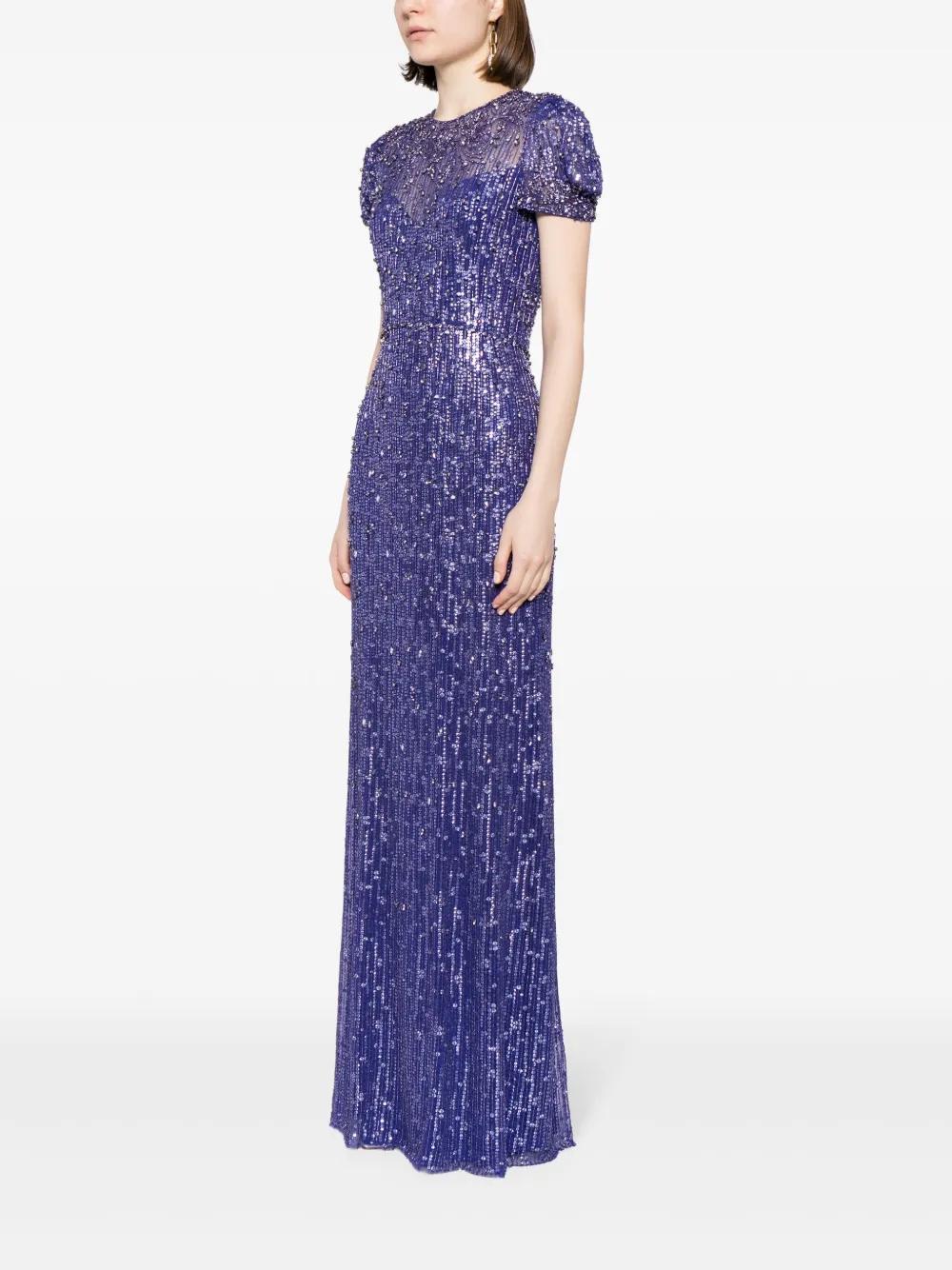 Aster sequin-embellished gown Product Image