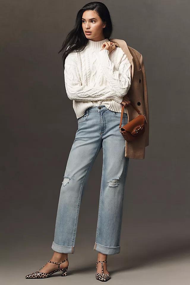 Pilcro Baggy Slim Boyfriend High-Rise Relaxed Jeans Product Image