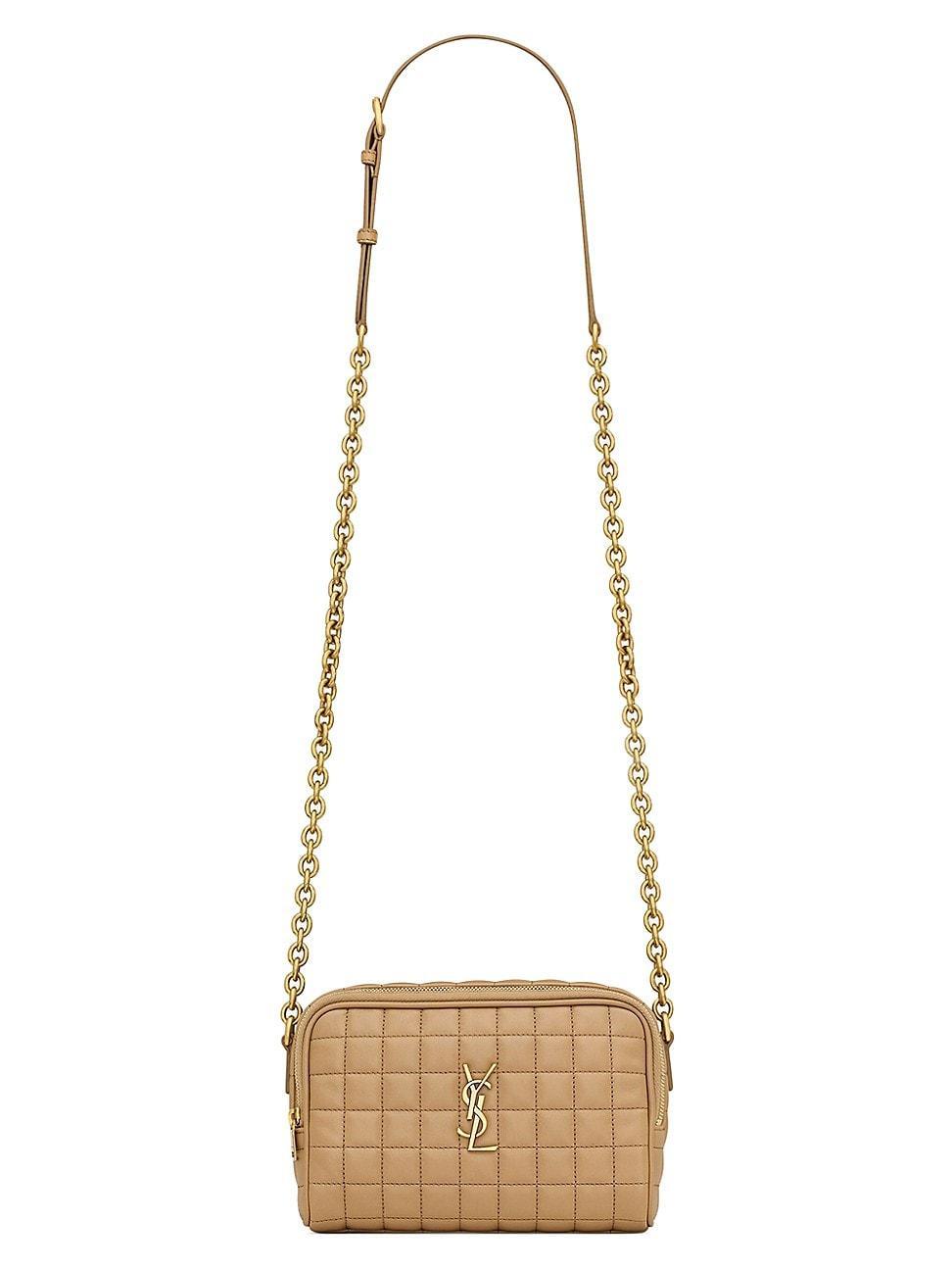 Womens Cassandre Matelass Carr Mini Camera Bag in Lambskin Product Image
