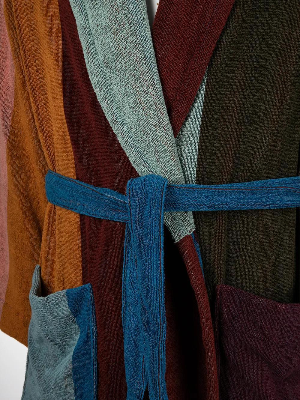 colour-block terrycloth robe Product Image
