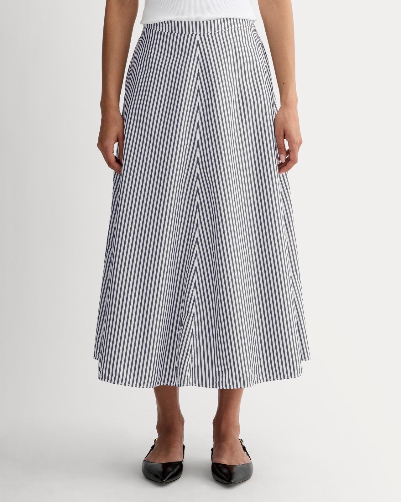 The Midi Skirt in Ultrasoft Cotton Product Image