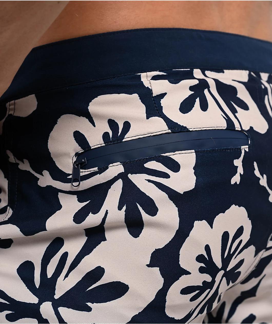 Dravus Drift Navy Board Shorts Product Image