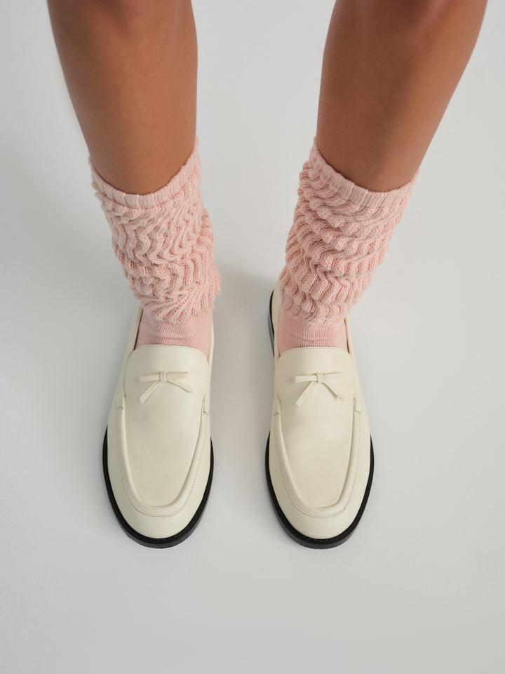 Helena Loafer — Ivory Product Image