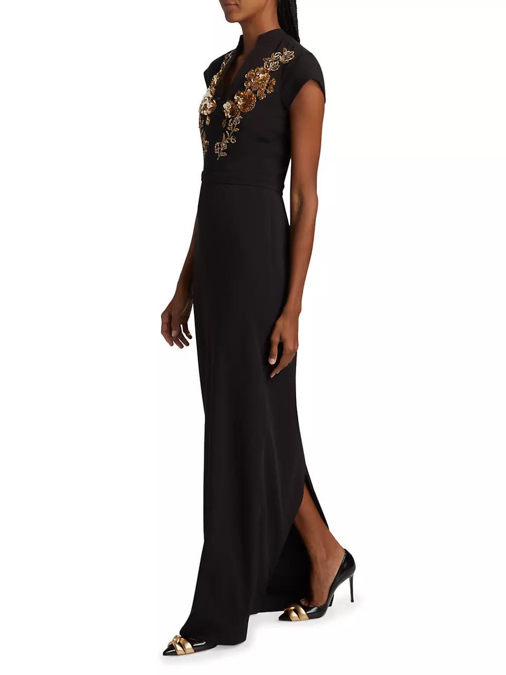Hudson Embellished Column Gown Product Image