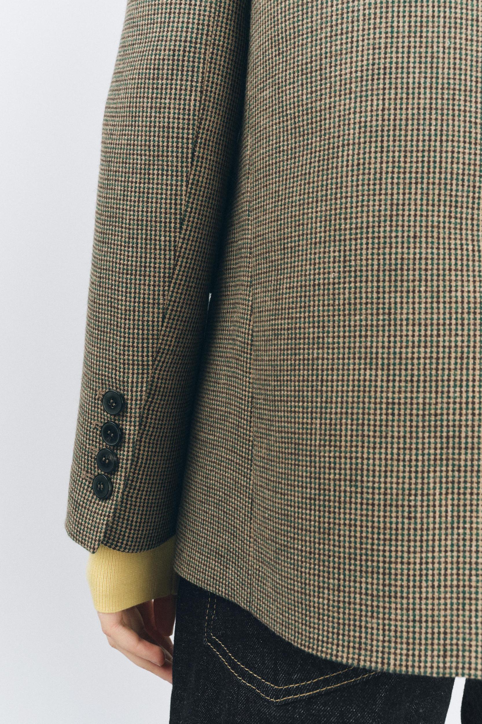 CHECKERED BLAZER ZW COLLECTION Product Image