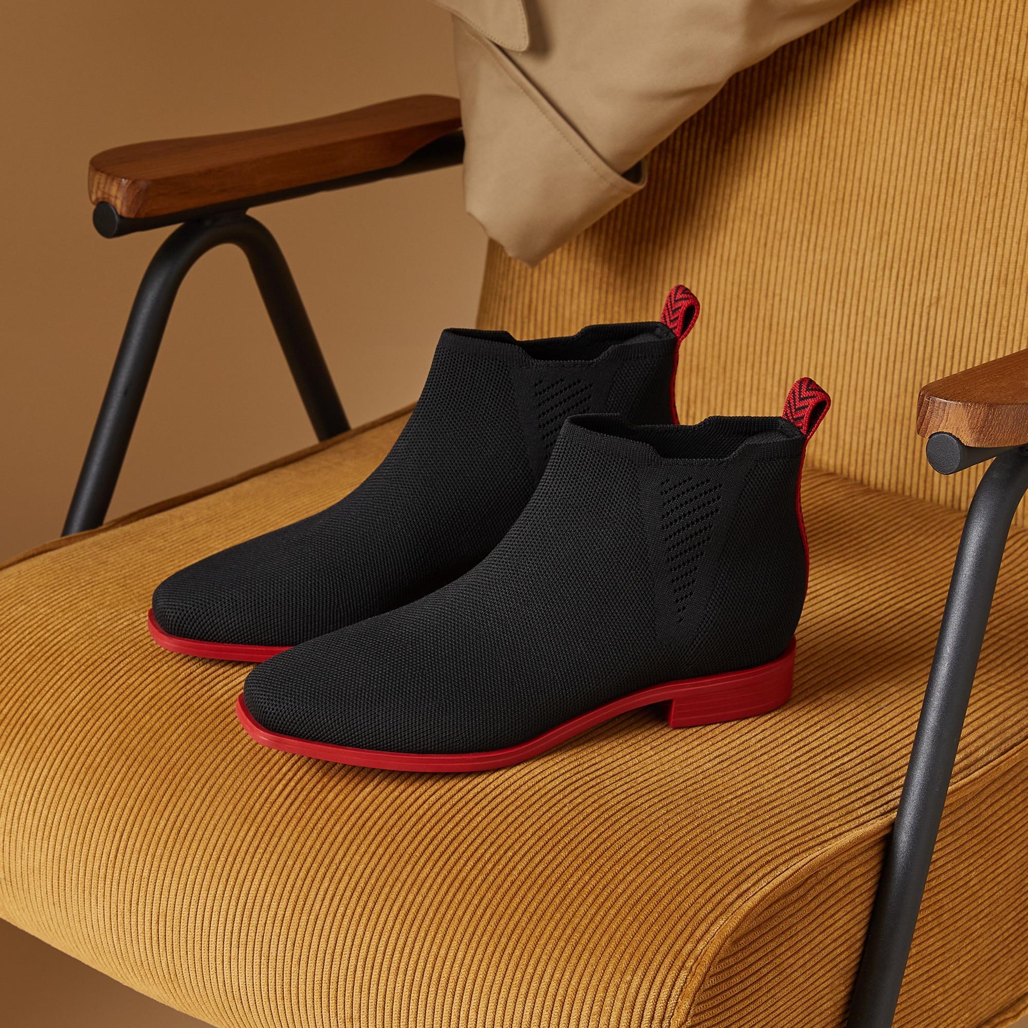 Slip-On Square-Toe Ankle Chelsea Boots (Ryan Slip-On) Product Image