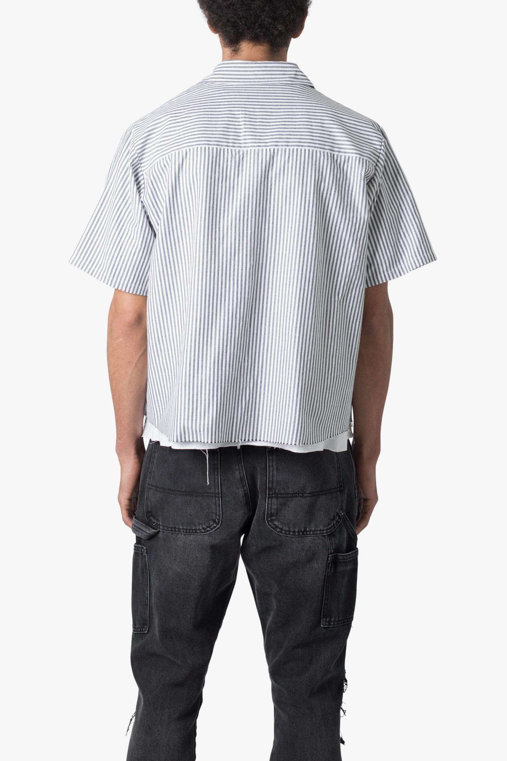 Striped S/S Shirt - Grey/White Product Image