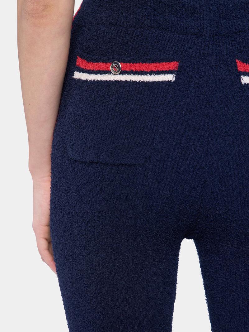 FLARE TROUSERS IN TERRY JERSEY Product Image