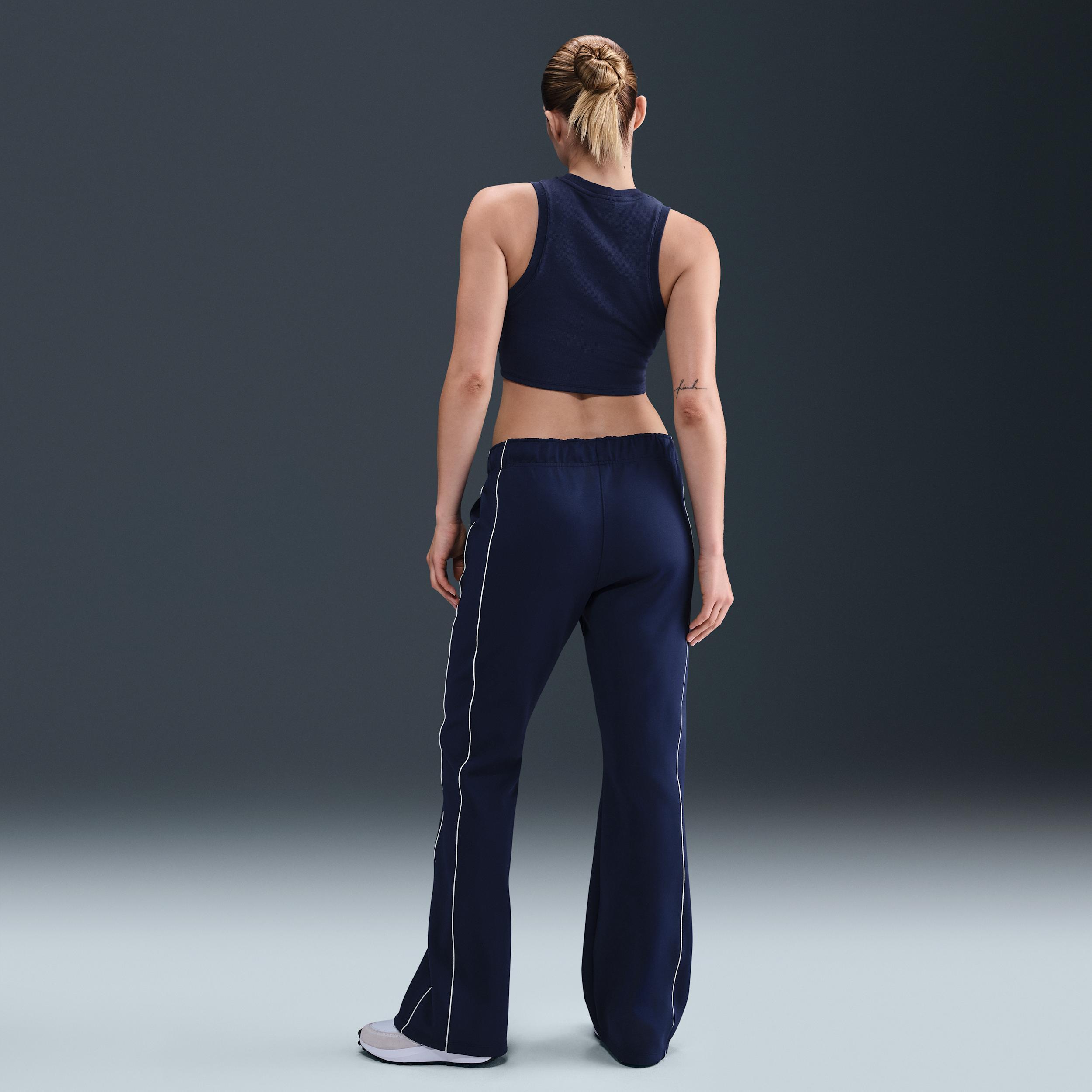 Women's Nike Sportswear Chill Knit Tight Cropped Mini-Rib Tank Top Product Image