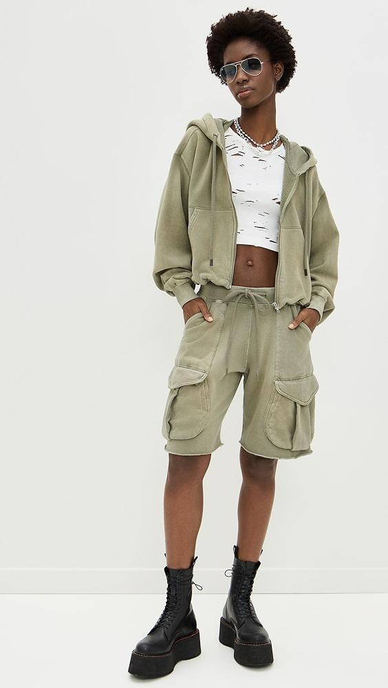 R13 Balloon Zip Up Hoodie | Shopbop Product Image