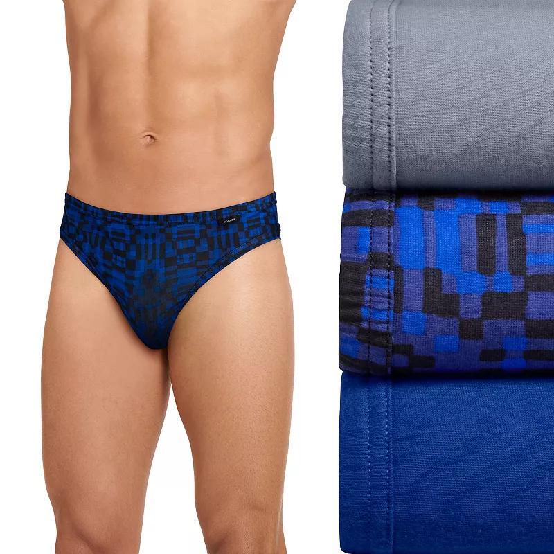 Men's Jockey® 3-pack Elance Bikini Briefs, Size: XL, White Product Image