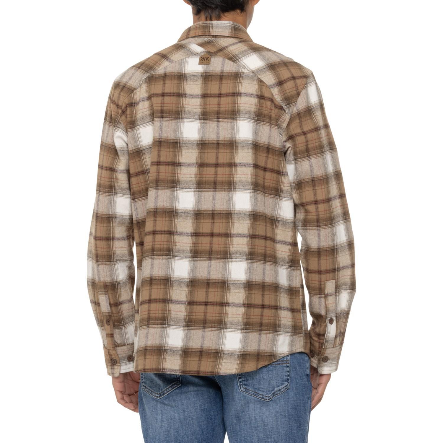 Dakota Grizzly Grant Button-Front Flannel Shirt - Long Sleeve Product Image