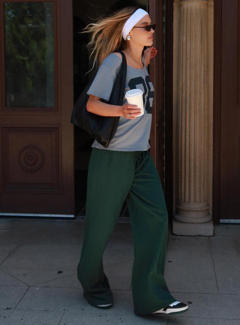 All Day Straight Leg Sweatpants Green Product Image