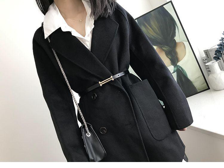 Genuine Leather Slim Belt Product Image