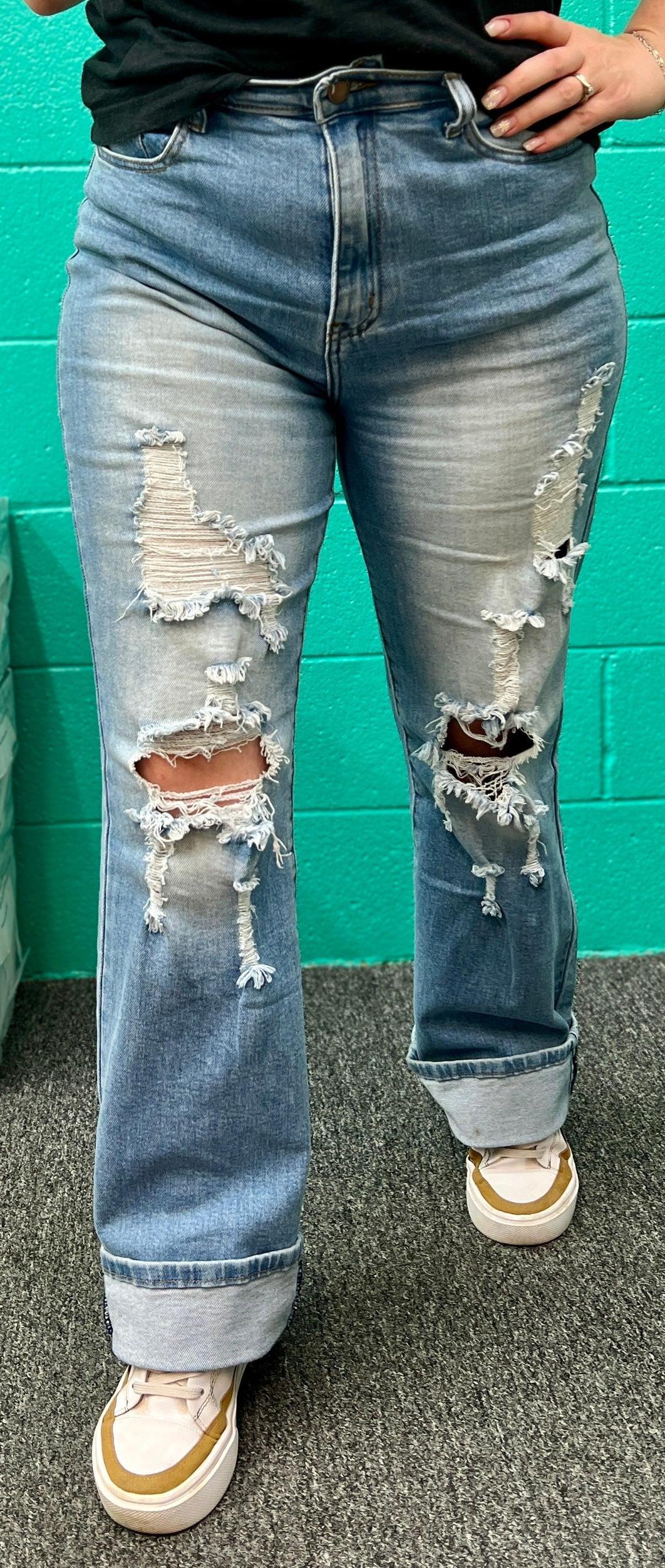 The Ballerini Distressed Jeans Product Image