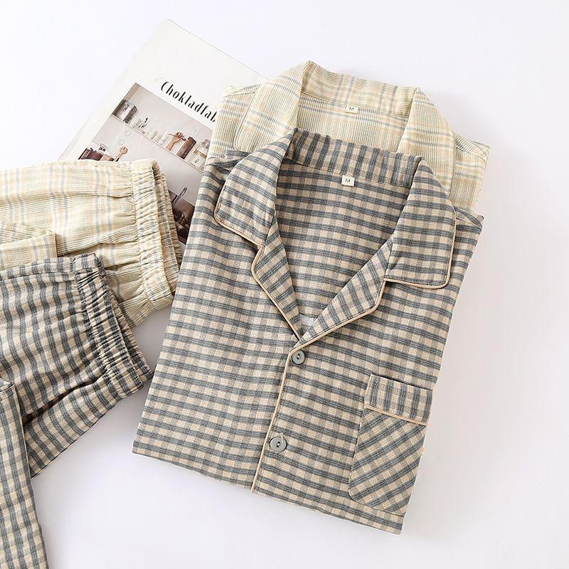 Plaid Pajama Set Product Image