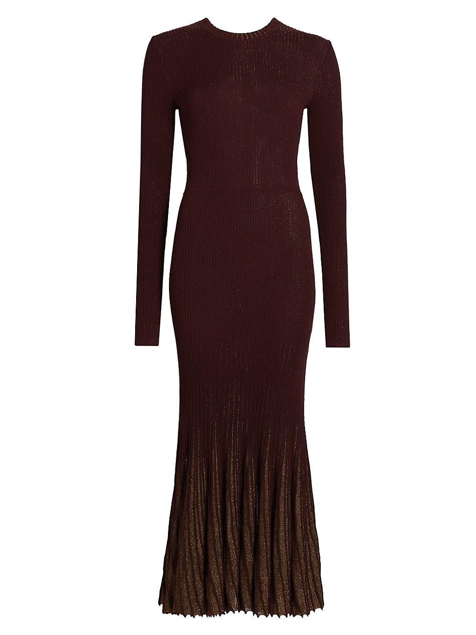 Womens Mila Rib-Knit Maxi-Dress Product Image