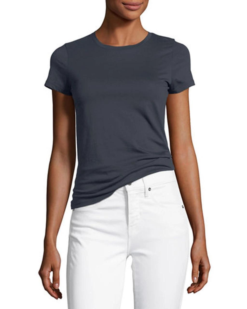 Essential Crewneck Pima Cotton Tee Product Image