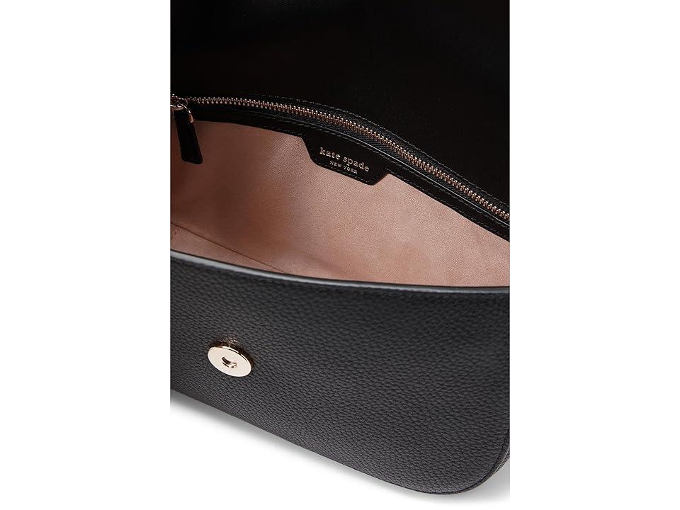 Womens Knott Pebbled Leather Top Handle Bag Product Image