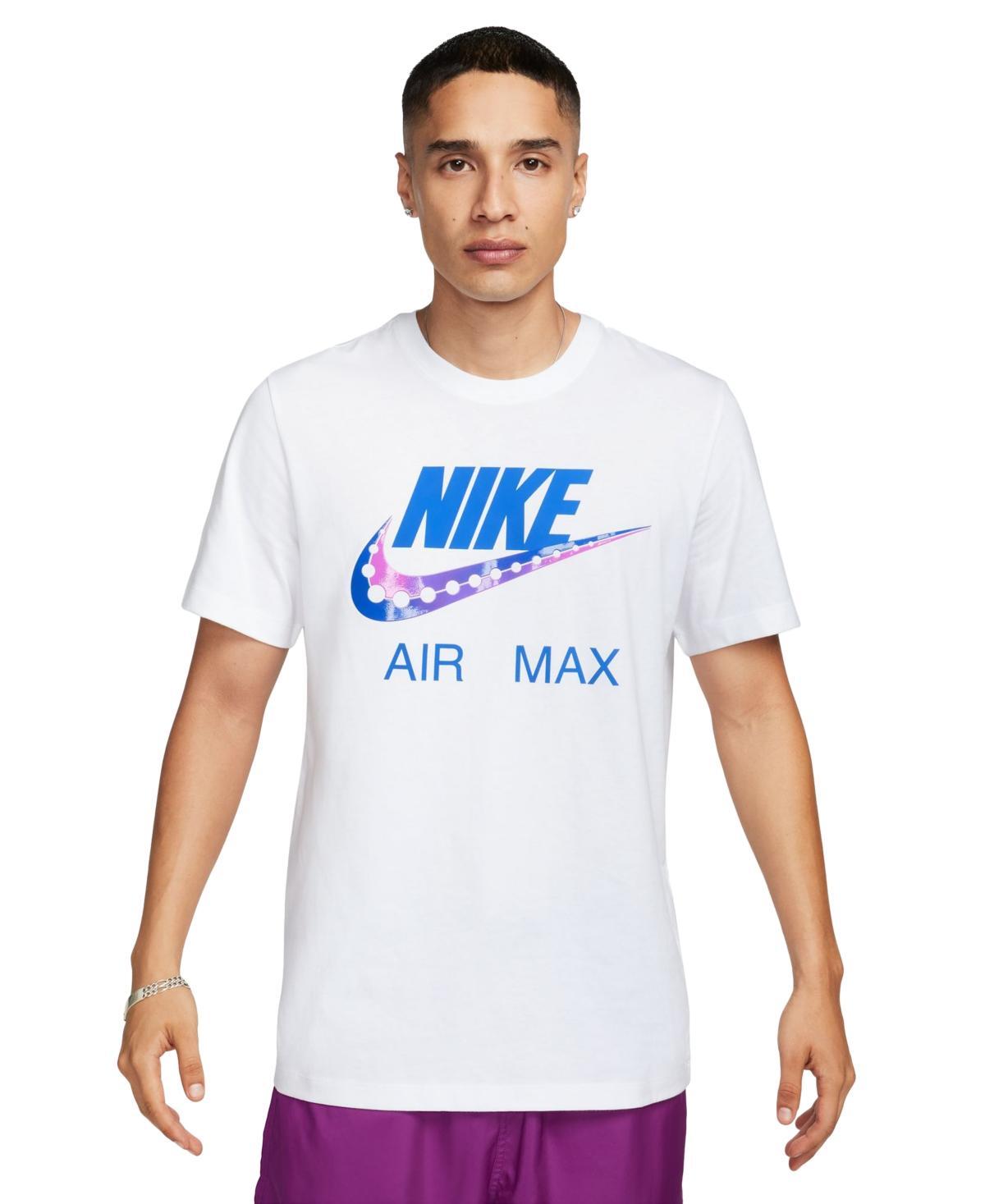 Nike Mens Sportswear Athletic-Fit Air Max Logo Graphic T-Shirt Product Image