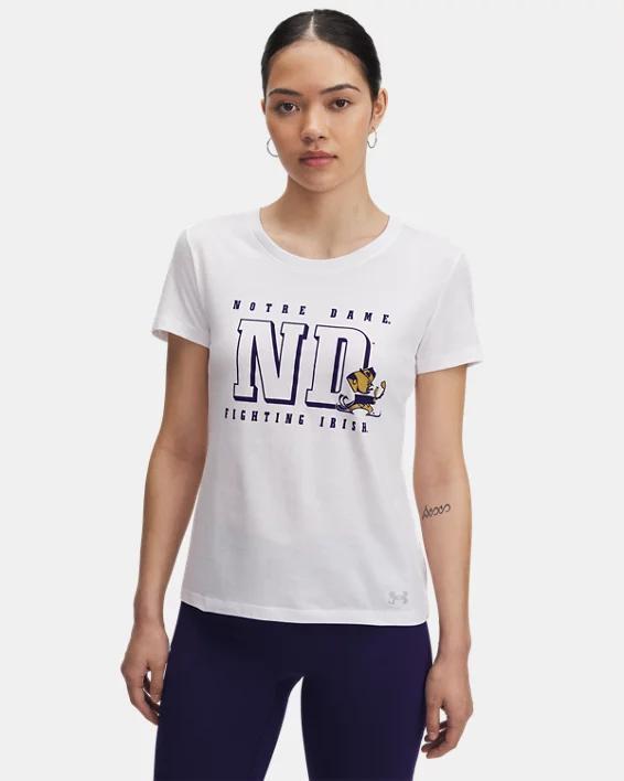 UA Performance Cotton Collegiate Womens T-Shirt Product Image