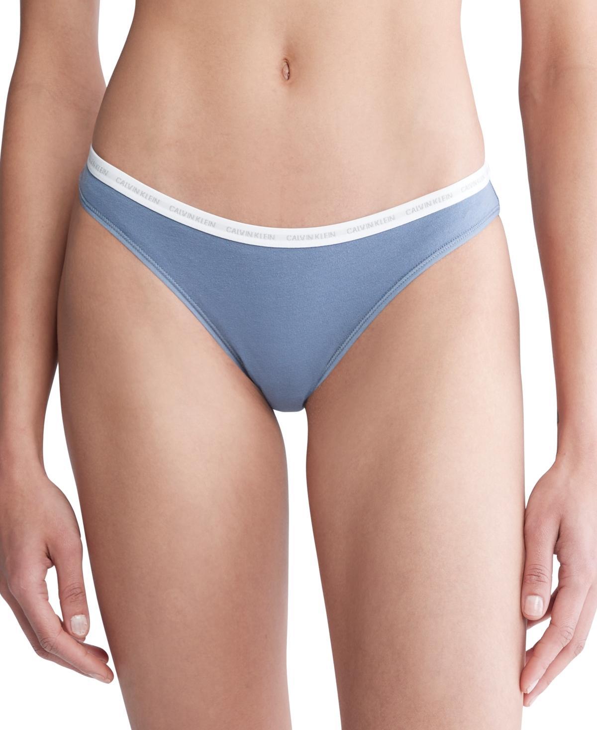 Calvin Klein Women's Modern Logo Bikini - Grey - L Product Image