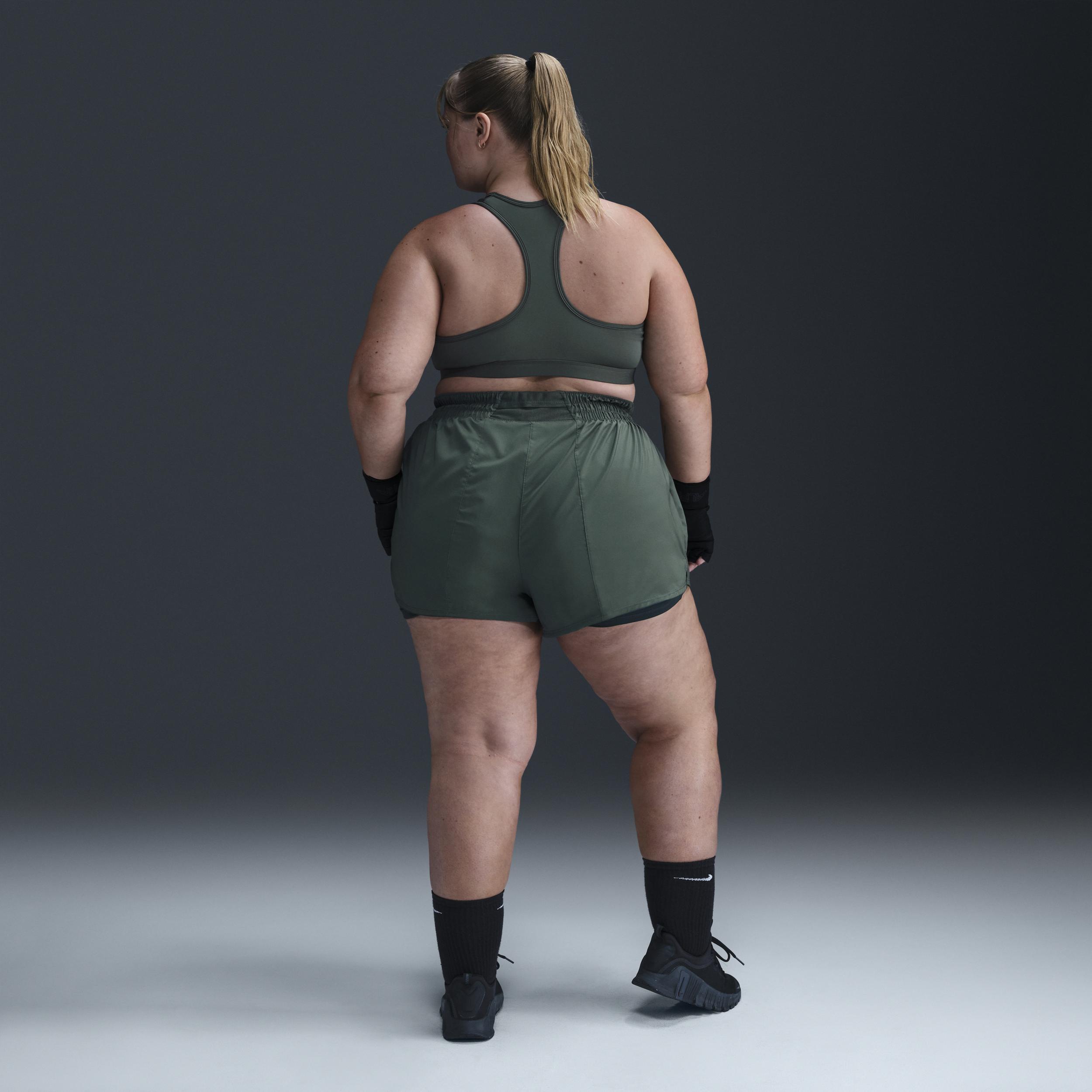 Nike Women's Dri-FIT One High-Waisted 3" 2-in-1 Shorts (Plus Size) Product Image