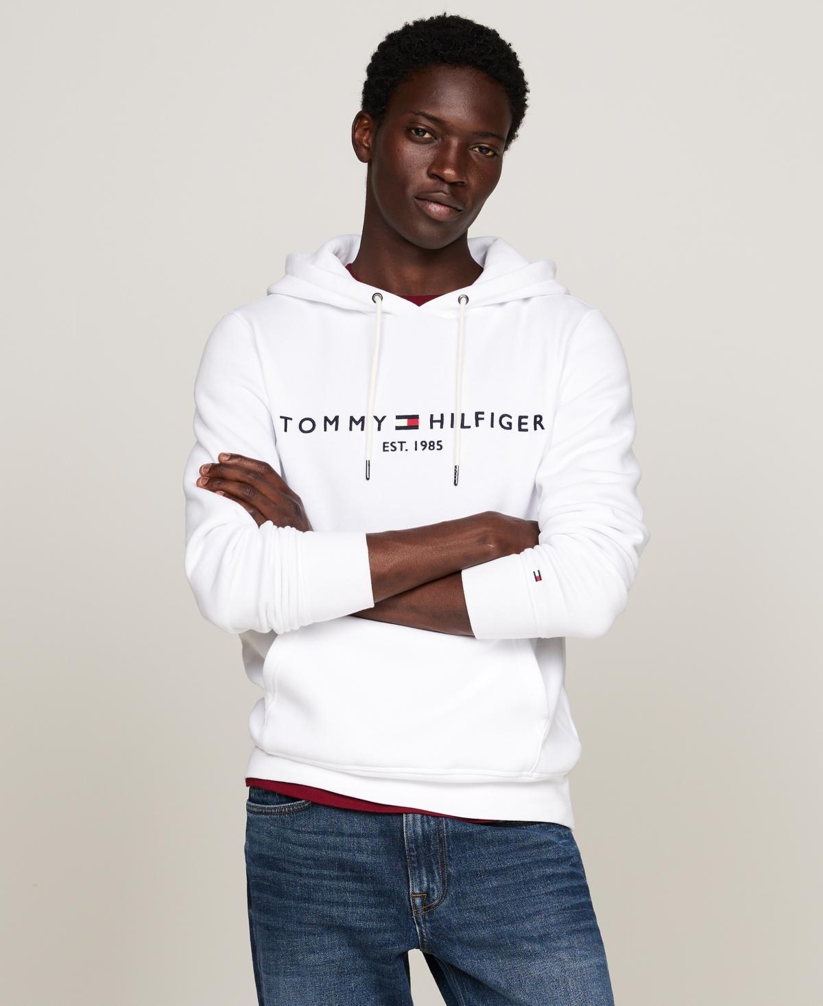 Men's Tommy Hilfiger Embroidered Logo Hoodie, Size: Small, Captain Product Image