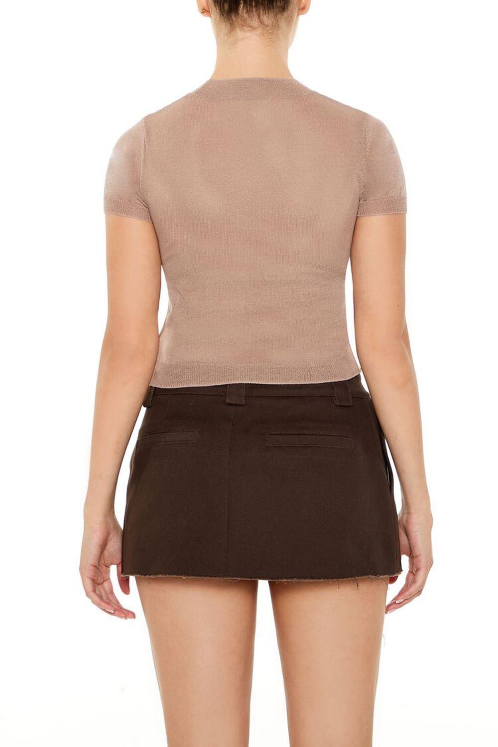 Cropped Sweater-Knit Tee | Forever 21 Product Image