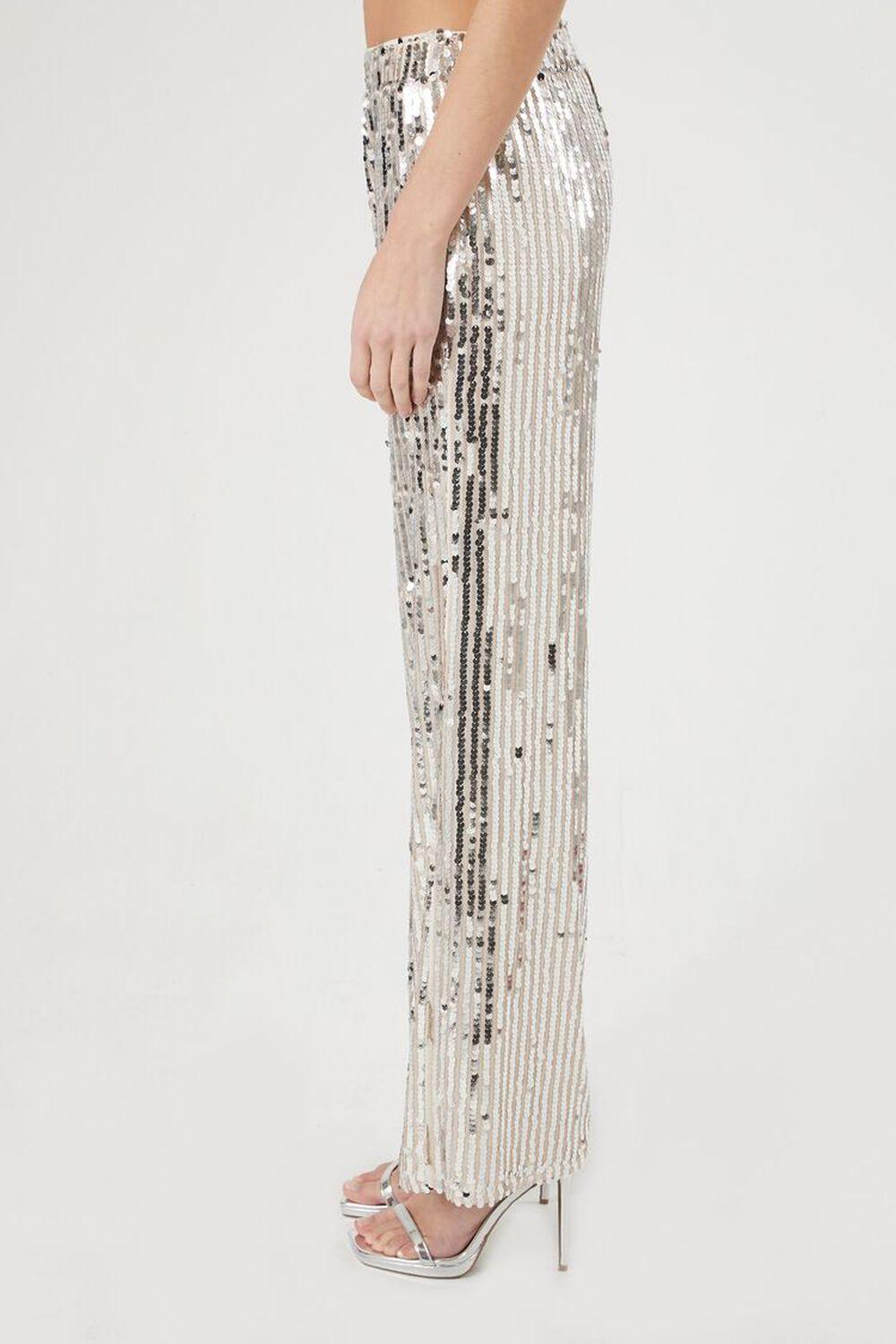 Sequin Wide-Leg Pants | Forever 21 Product Image